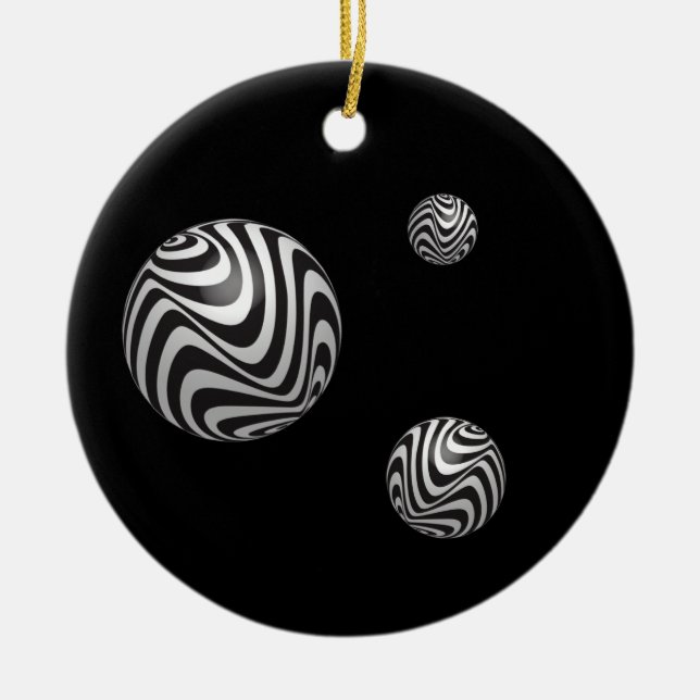 Ornamento De Cerâmica Ótica através de Formas (Frente)