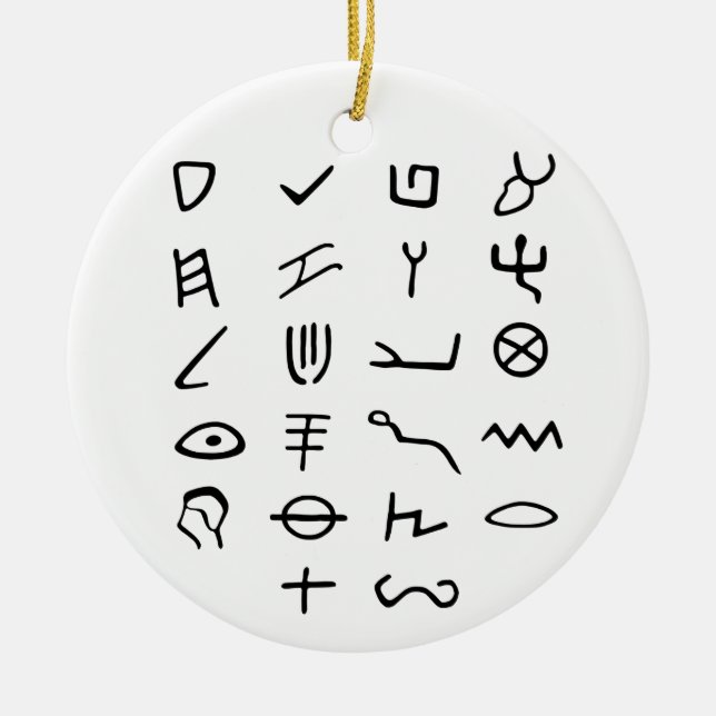 Ornamento De Cerâmica Otiot (Frente)