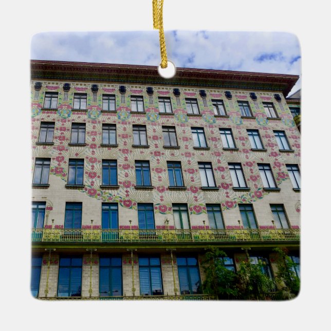 Ornamento De Cerâmica Otto Wagner, Linke Wienzeile 40 (Frente)