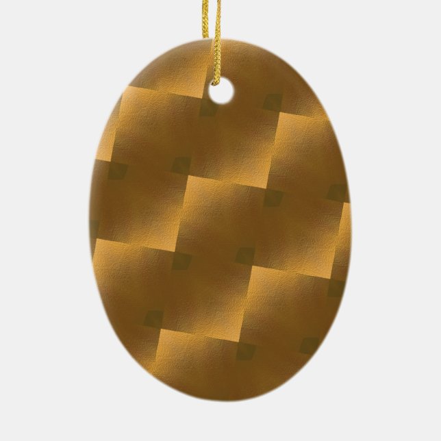Ornamento De Cerâmica Ouro Jubilee (Verso)