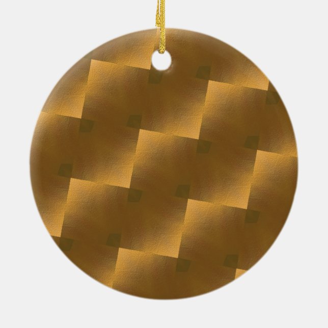 Ornamento De Cerâmica Ouro Jubilee (Traseira)