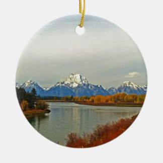 Ornamento De Cerâmica Outono no Parque Nacional de Grand Teton