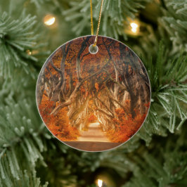 Ornamento De Cerâmica Outono no Thicket