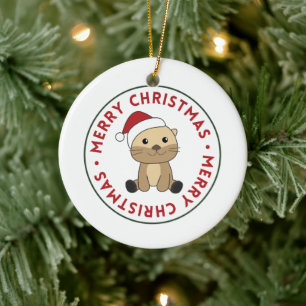 Ornamento De Cerâmica Outras neves de Natal Animais de inverno Outras Ce