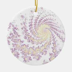 Ornamento De Cerâmica Padrão Bonito e Delicado Girando