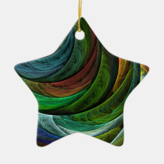 Ornamento De Cerâmica Padrão de Abstrato de Arte Moderna com Glória de C
