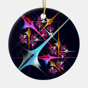 Ornamento De Cerâmica Padrão de cor de Abstrato de arte moderna, cor-de-