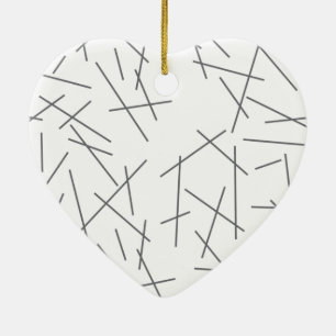 Ornamento De Cerâmica Padrão de linha gráfica moderno, simples, confuso