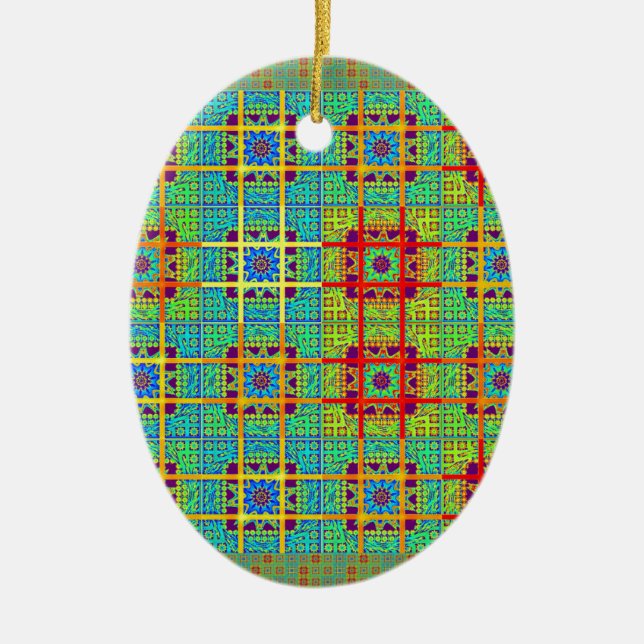 Ornamento De Cerâmica Padrão étnico maia tribal.jpg (Frente)