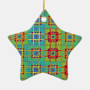 Ornamento De Cerâmica Padrão étnico maia tribal.jpg