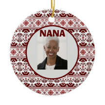 Padrão étnico ucraniano knits, Natal