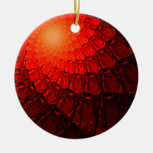 Padrão Fractal Vermelho