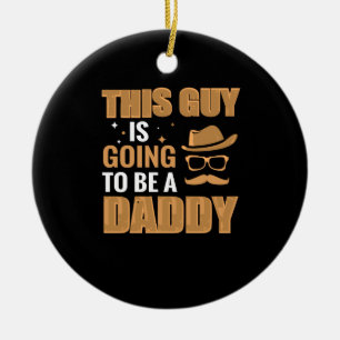 Ornamento De Cerâmica Padre Gift Esta Cara Será Um Pai