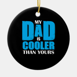 Ornamento De Cerâmica Padre Gift Meu Pai É Mais Legal Que O Seu