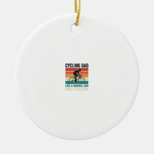 Ornamento De Cerâmica Pai Ciclista Camisa de Pai Ciclista Vintage Design