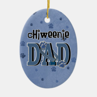 Ornamento De Cerâmica PAI de ChiWeenie