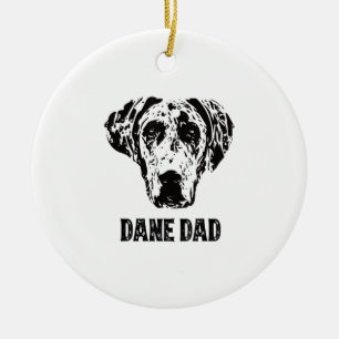 Ornamento De Cerâmica Pai de Mens Dane - Grande Pai de Dane