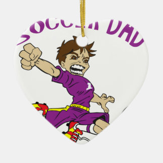 ORNAMENTO DE CERÂMICA PAI DO FUTEBOL