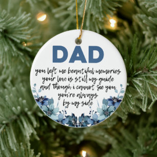 Ornamento De Cerâmica Pai na memória do pai
