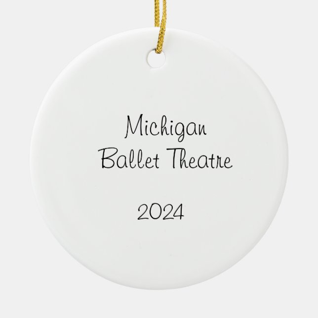 Ornamento De Cerâmica Pai Personalizável de Partido Nutcracker Boy/Fritz (Frente)