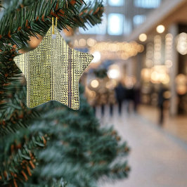 Ornamento De Cerâmica Painéis de ouro