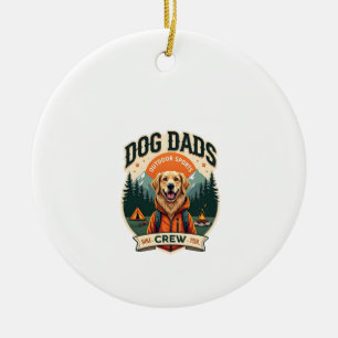 Ornamento De Cerâmica Pais Caninos Vintage Tripulação de Esportes ao Ar