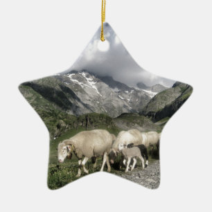 Ornamento De Cerâmica paisagem de pirenéus