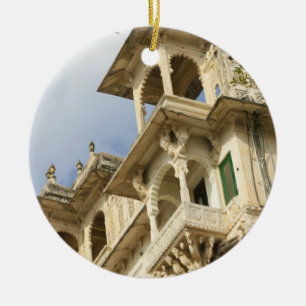 Ornamento De Cerâmica Palácio da Cidade, Udaipur, Rajastão, Índia