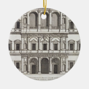 Ornamento De Cerâmica Palazzo Farnese, de "dos di Roma Palazzi", parte