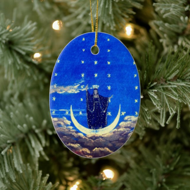 Ornamento De Cerâmica Palco para a ópera Magic Flute de Mozart (Árvore)