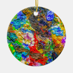 Ornamento De Cerâmica Paleta de cores