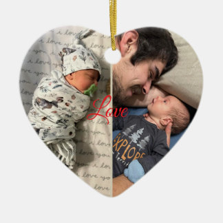 Ornamento De Cerâmica Palette Personalized Photo Design