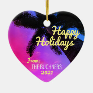 Ornamento De Cerâmica Palma costeira