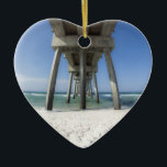 Ornamento De Cerâmica Panamá City Beach Pier<br><div class="desc">Panamá City Beach Pier</div>
