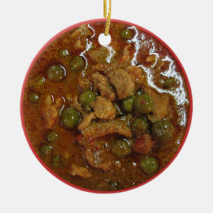 Ornamento De Cerâmica Panang Thai Curry [พ ะ แ น ง] ... Comida da rua Ta