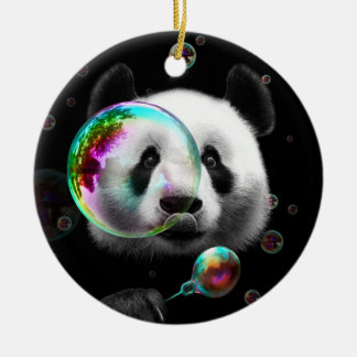 ORNAMENTO DE CERÂMICA PANDA BUBBLE MAKER