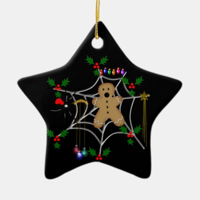 Ornamento De Cerâmica Pão-de-espécie prendido (Frente)