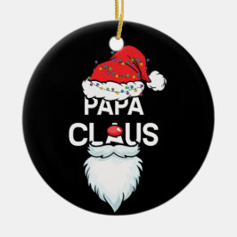 Ornamento De Cerâmica Papa Claus Palhaço Papais noeis de Natal Hat