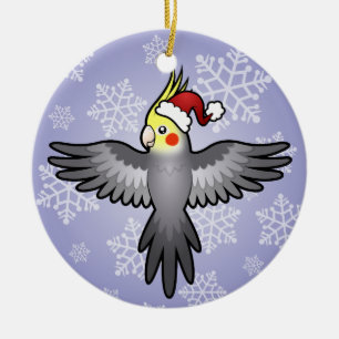Ornamento De Cerâmica Papagaio-do-natal