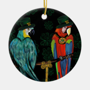 Ornamento De Cerâmica PAPagaios DE FESTA