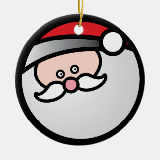 Ornamento De Cerâmica Papai Noel