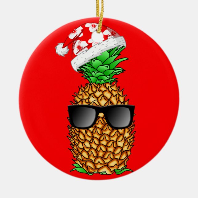 Ornamento De Cerâmica Papai Noel (Frente)