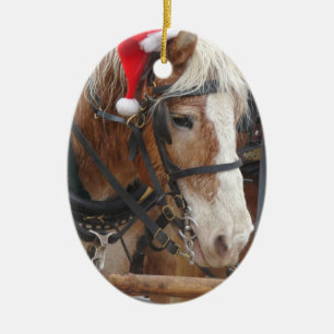 Ornamento De Cerâmica Papai noel belga