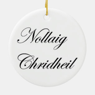 Ornamento De Cerâmica Papai noel escocês, Natal escocês, Scotland
