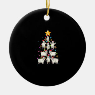 Ornamento De Cerâmica Papais noeis Árvore de Natal Luzes Engraçadas Pr