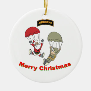 Ornamento De Cerâmica Papais noeis de bordo II