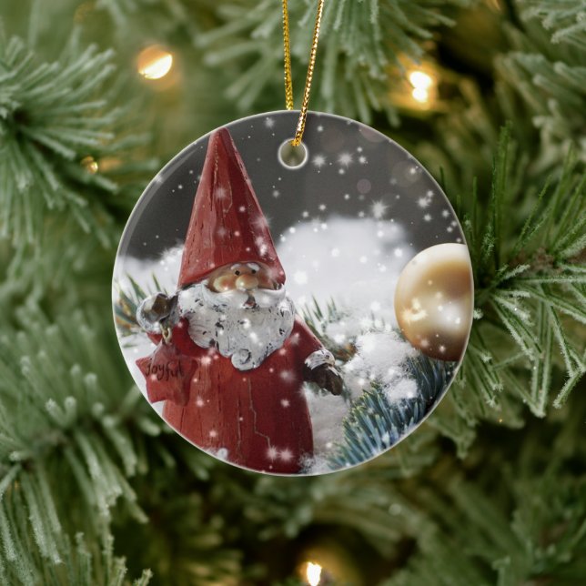 Ornamento De Cerâmica Papais noeis na neve (Árvore)