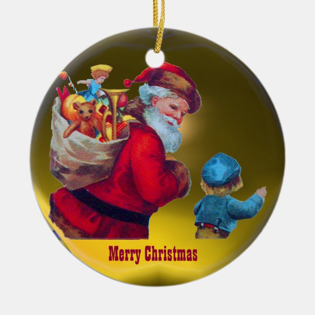 ORNAMENTO DE CERÂMICA PAPAIS NOEIS VINTAGE 2 (Frente)