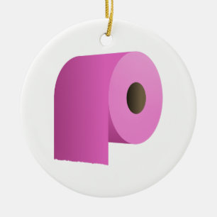 Ornamento De Cerâmica Papel higiênico