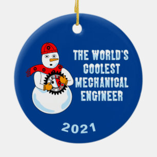 Ornamento de cerâmica para Engenheiros mecânicos
